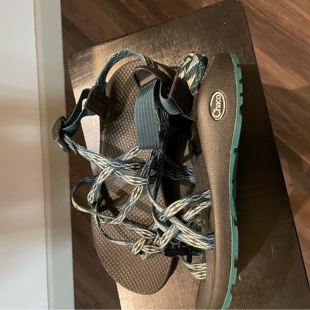 Chaco Women’s Z Cloud X Sandals Hiking 10 Green Black